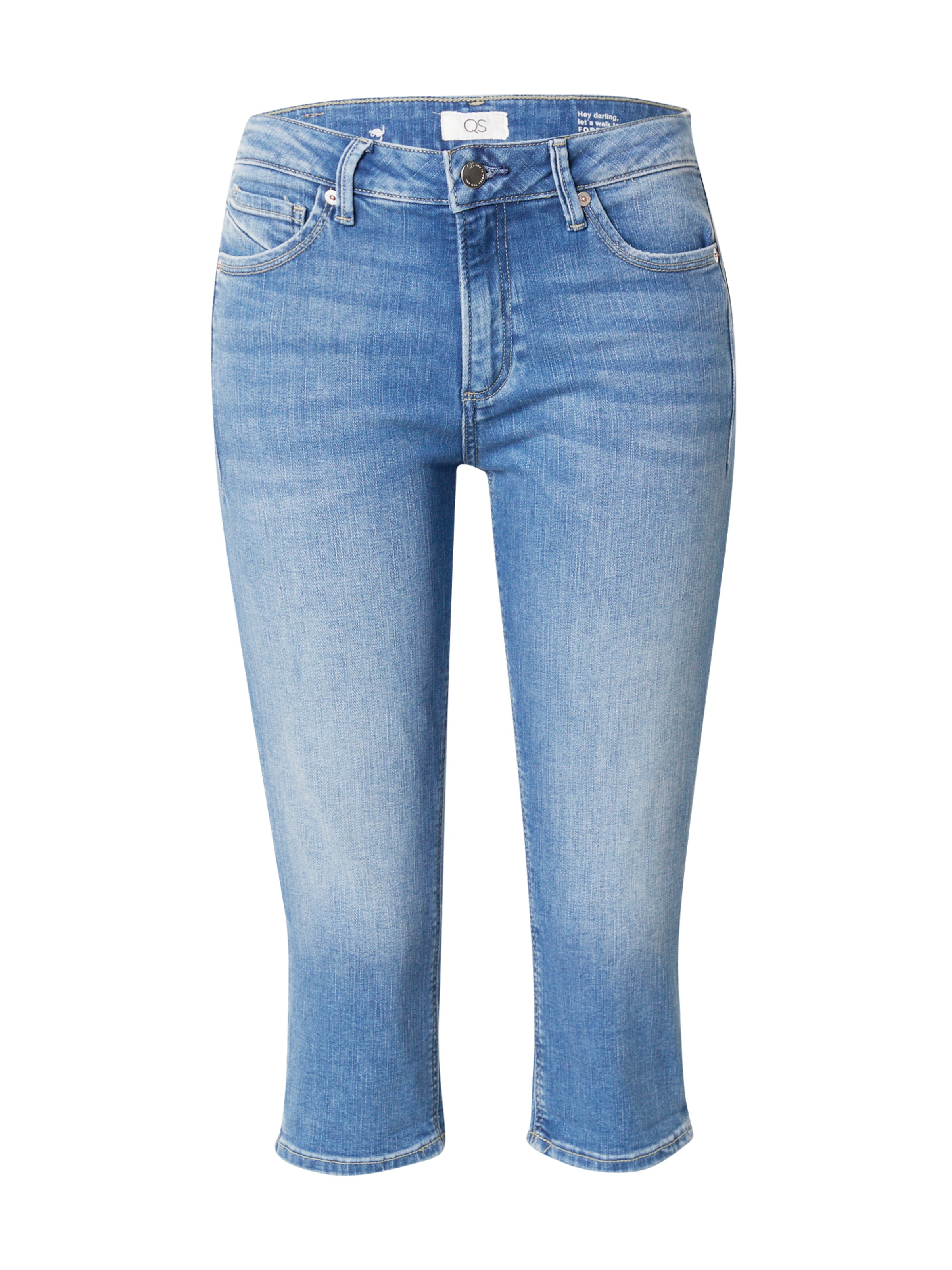 QS Slimfit Jeans 'Catie' in Blau: Vorderseite