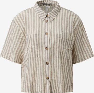 QS Bluse in Beige: Vorderseite