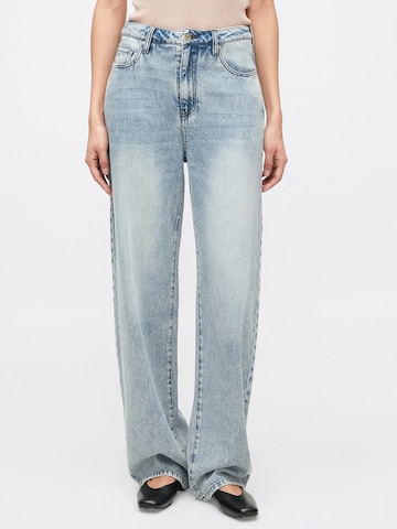 ARMANI EXCHANGE - Perna larga Calças de ganga em azul: frente