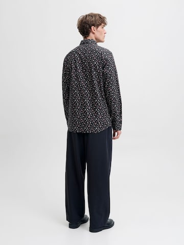 JACK & JONES Regular Fit Hemd in Schwarz