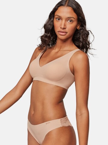Push-up Reggiseno di Gisela in beige: frontale