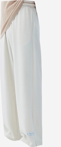 VAMOS CLO Wide leg Παντελόνι σε μπεζ: μπροστά