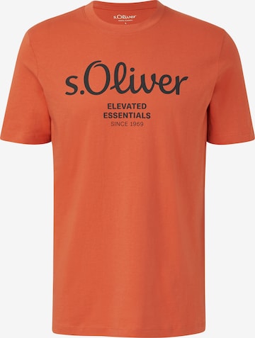 s.Oliver - Camiseta en naranja: frente