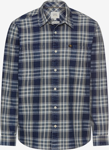 CAMEL ACTIVE Button Up Shirt in Blue: front