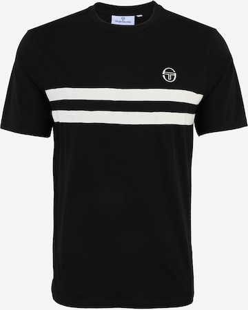 T-Shirt 'Egeo Co' Sergio Tacchini en noir : devant