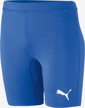 PUMA Skinny Sportshorts 'Liga' in Blau: predná strana