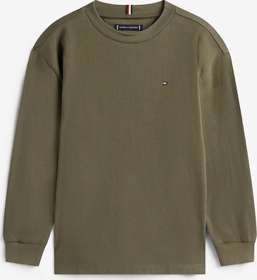 TOMMY HILFIGER Shirt 'ESSENTIAL' in Green: front