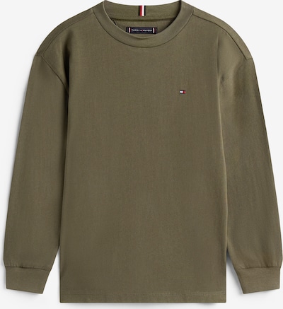 Marškinėliai 'ESSENTIAL' iš TOMMY HILFIGER, spalva – alyvuogių spalva, Prekių apžvalga