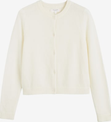 Chinti & Parker Gebreid vest in Beige: voorkant