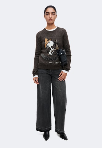 Pull-over 'Snoopy Western Intari' PRINCESS GOES HOLLYWOOD en marron