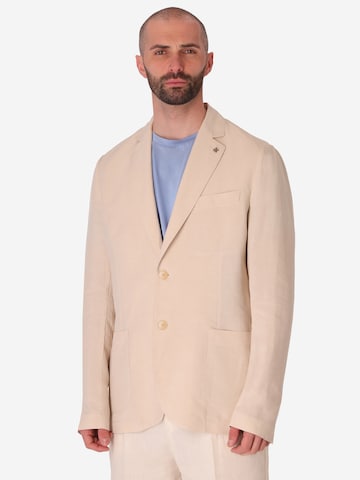 Distretto12 - Ajuste regular Chaqueta tipo saco para negocios 'ALLORO ' en blanco: frente