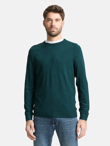 TOM TAILOR Sweater in Green: front