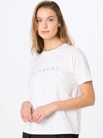 Blanche - Camiseta 'Main' en blanco: frente