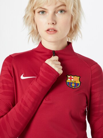 NIKE Spordidressipluusid 'FC Barcelona Strike', värv punane