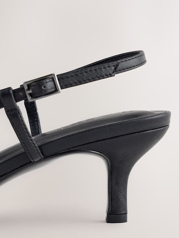 melns Next Vaļējas augstpapēžu kurpes 'Forever Comfort'