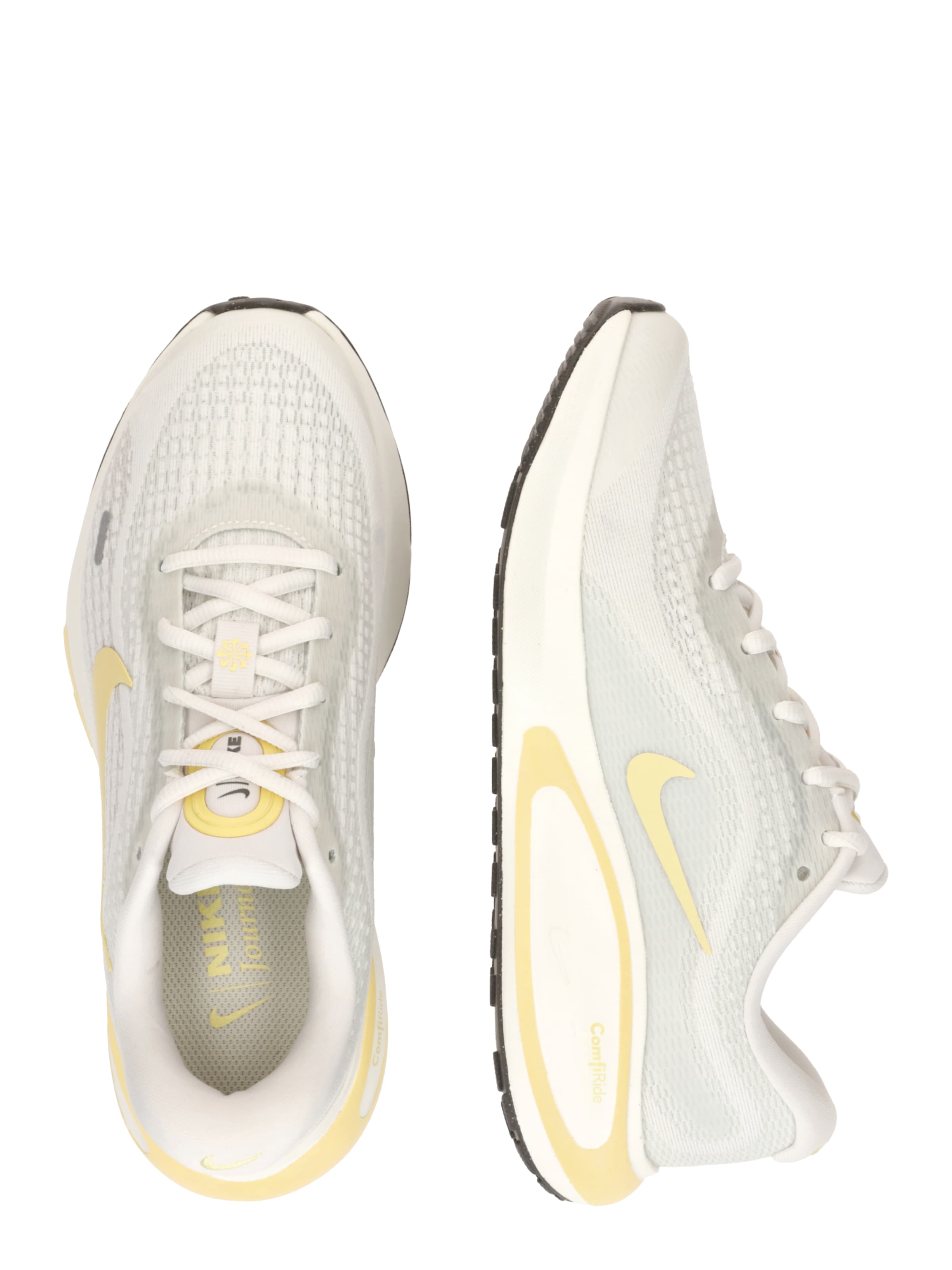 Nike Sportswear - Sapatilhas baixas 'JOURNEY RUN' em bege: lateral