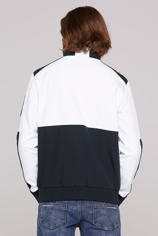 CAMP DAVID Softshelljacke mit Colour-Blocking in Weiß