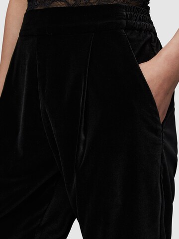 AllSaints Normální Kalhoty se sklady v pase 'ALEIDA' – černá