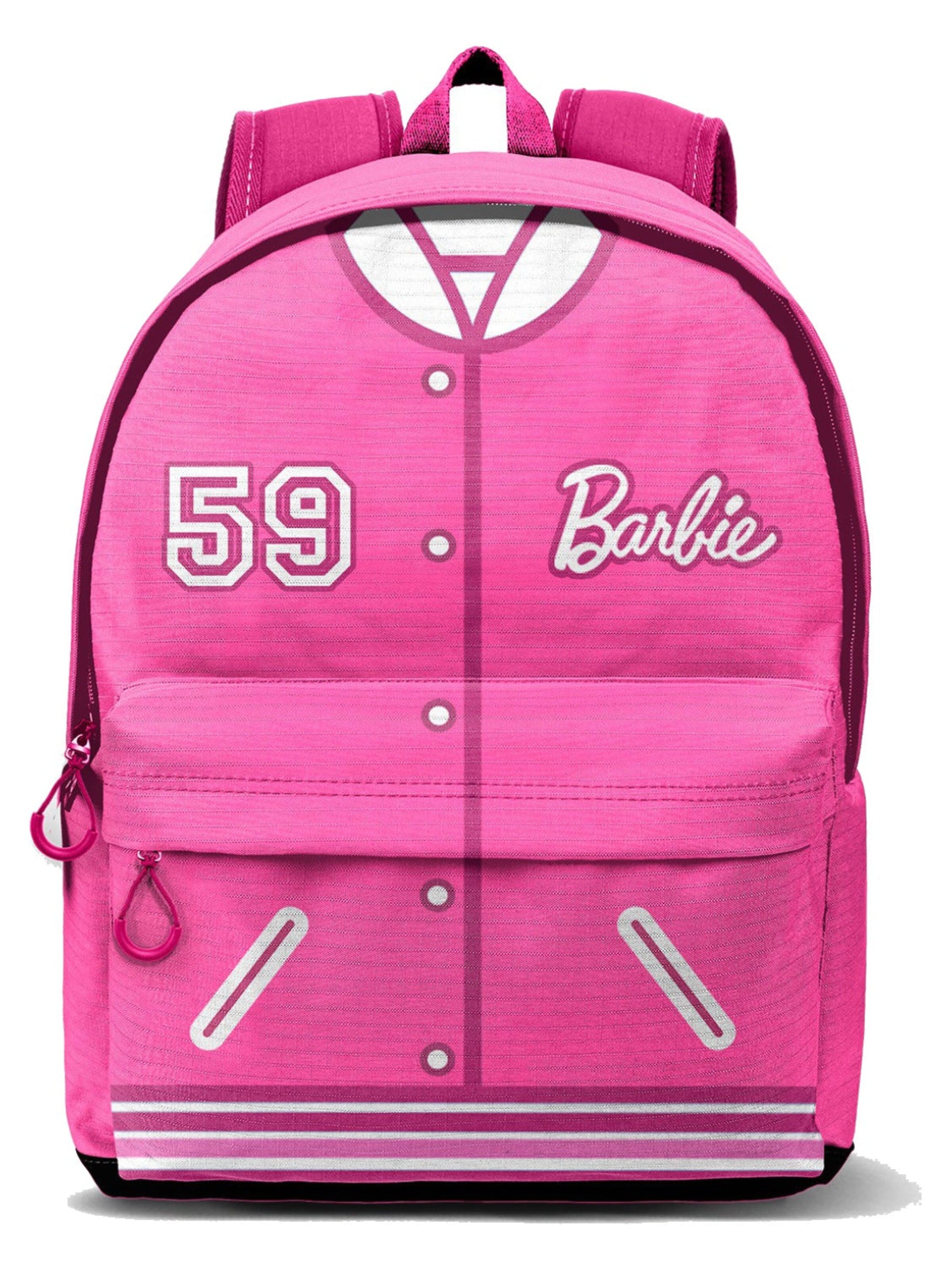 BARBIE Backpack 'Barbie Rugzak Meisjes Dames Laptop Tablet vak Hoogte 44cm' in Pink: front
