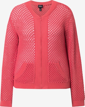 Ulla Popken Strickjacke in Rot: Vorderseite