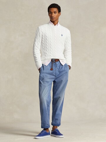Polo Ralph Lauren Regular fit Пуловер 'Driver' в бяло