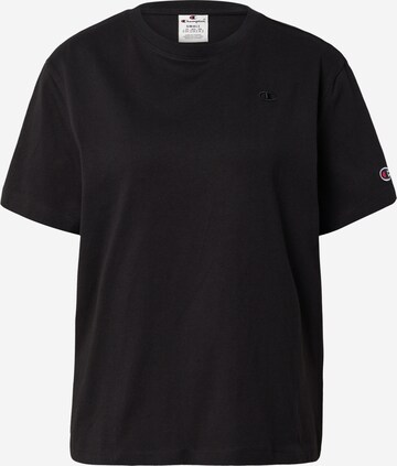 T-shirt Champion Authentic Athletic Apparel en noir : devant
