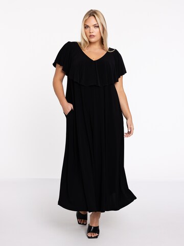 YOEK Kleid in Schwarz: Vorderseite