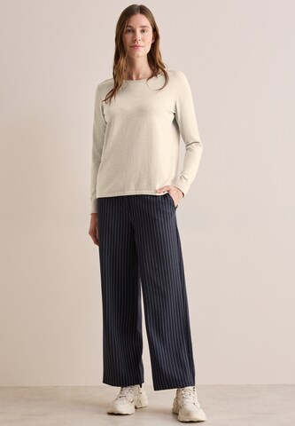 CECIL Rundhalspullover in Beige