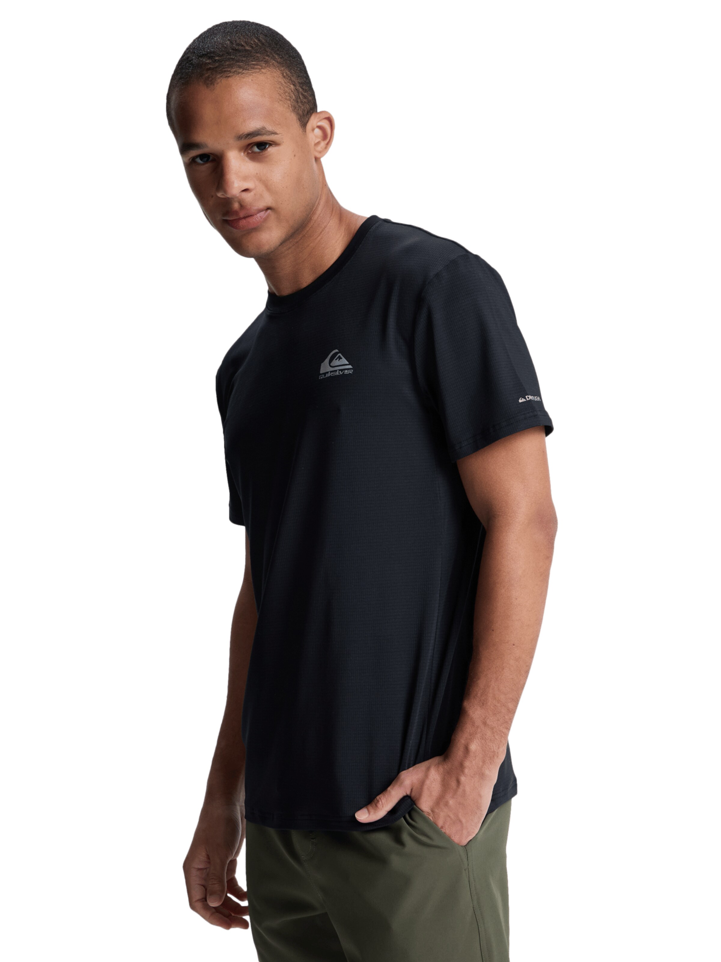 QUIKSILVER T-Shirt 'Caecilian' in Schwarz