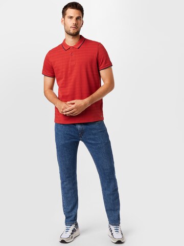 TOM TAILOR Poloshirt in Rot