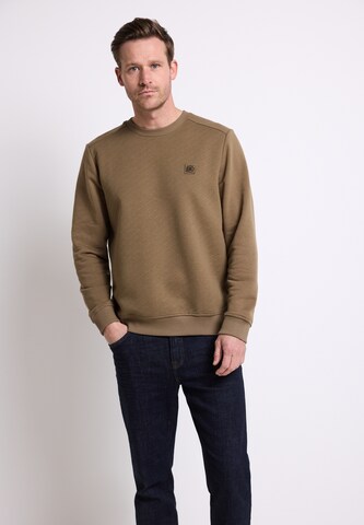 Street One MEN Sweatshirt in Brown: front