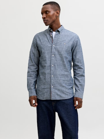 JACK & JONES Regular Fit Hemd in Blau