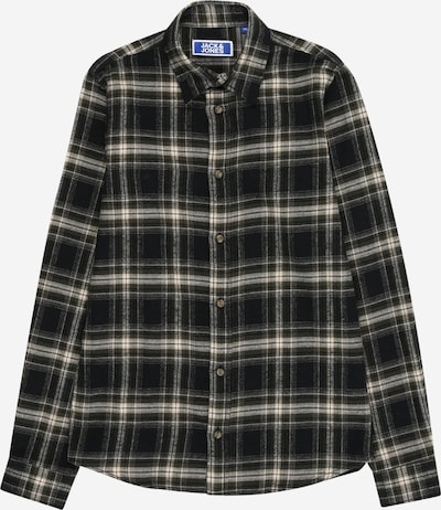 Jack & Jones Junior Paita 'JJJOSHUA' värissä khaki / oliivi / musta / valkoinen, Tuotenäkymä