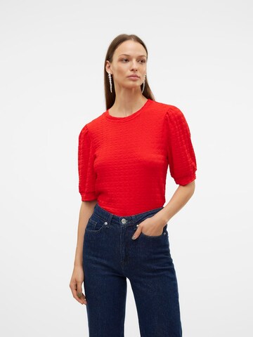 VERO MODA T-Shirt 'IDA' in Rot: Vorderseite
