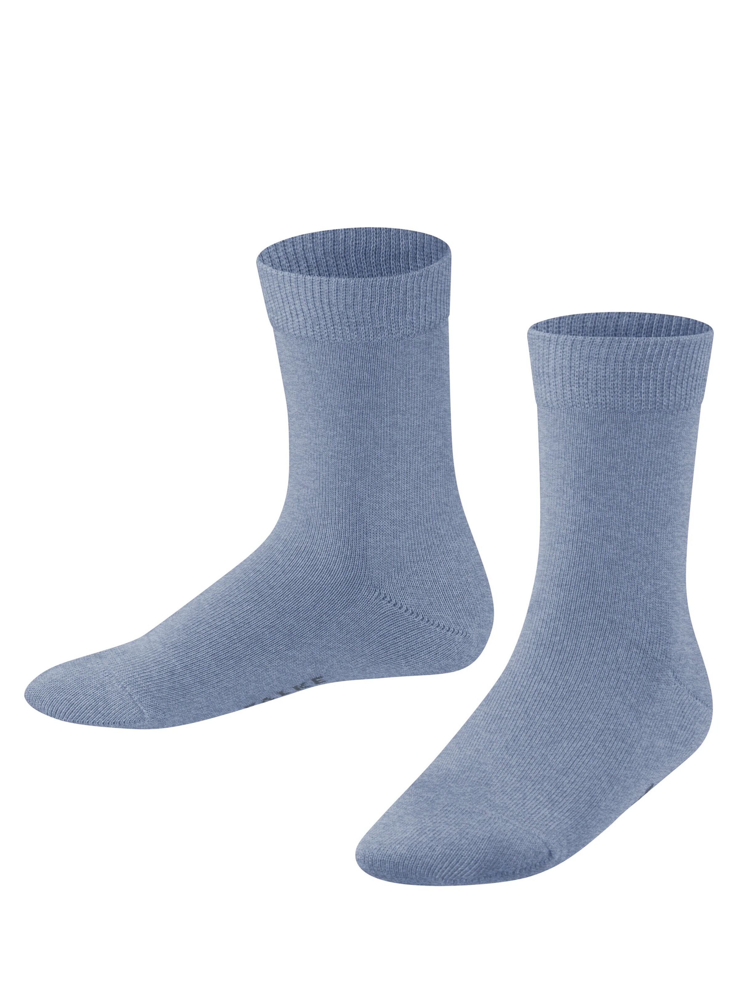 FALKE Socks 'Family' in Blue: front