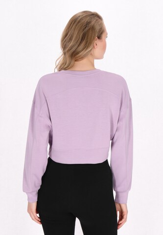 myMo ATHLSR Sweatshirt 'Fashion Look' in Lila