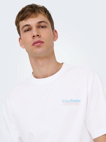 Only & Sons Póló 'ONSFRED NADAL' - fehér