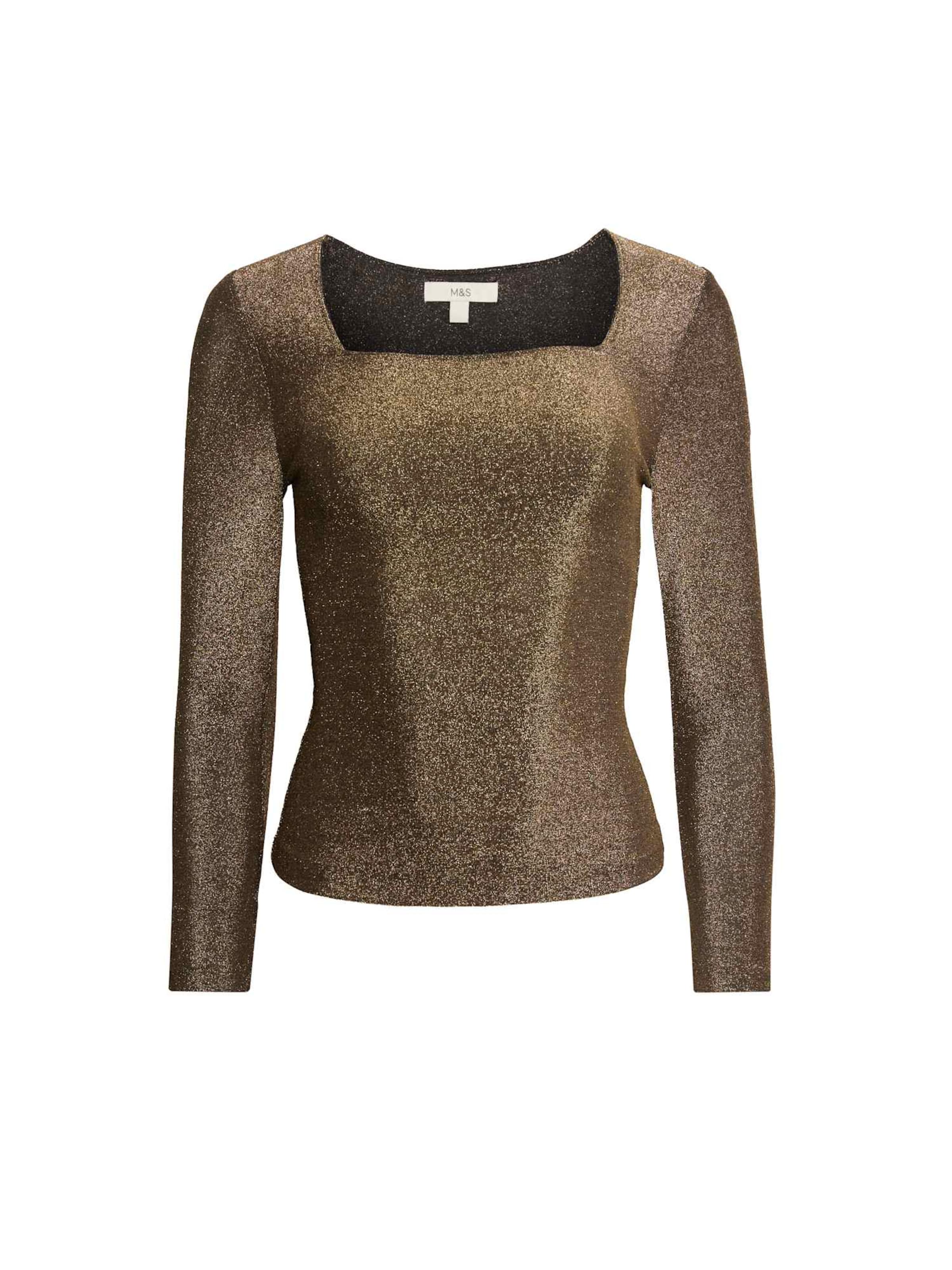 Marks & Spencer Shirt in Gold: front