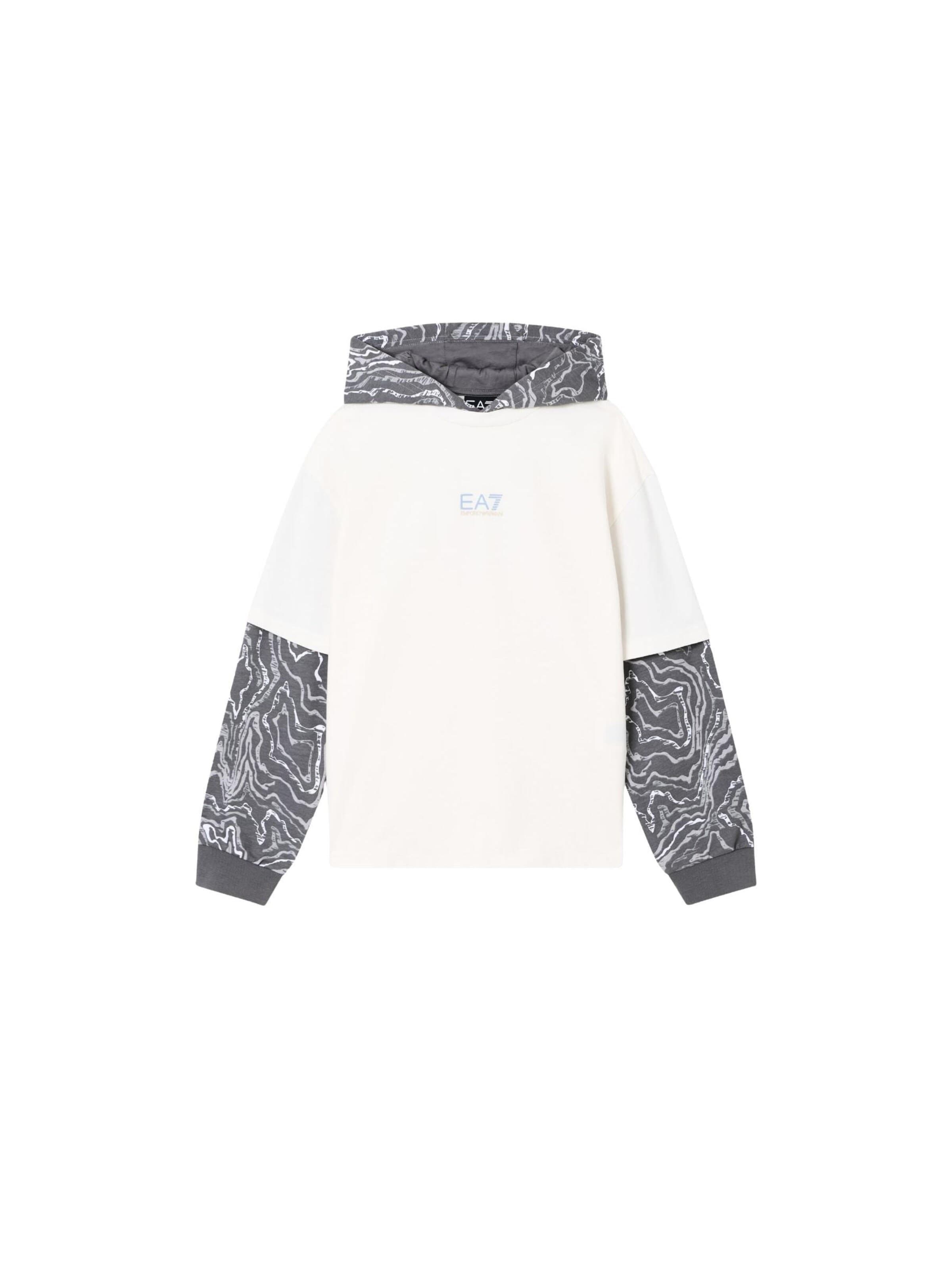 EA7 Emporio Armani Bluza 'EA7 EMPORIO ARMANI' w kolorze biały: przód
