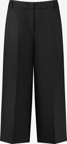 TAIFUN Wide leg Pantalon in Zwart: voorkant