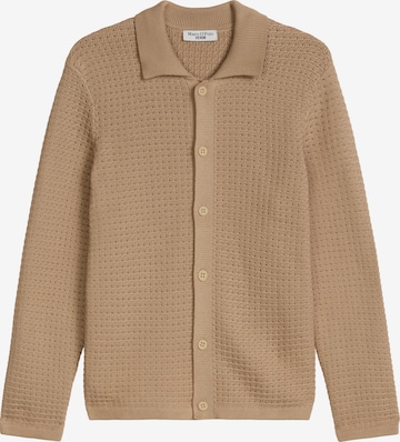 Marc O'Polo DENIM Strickjacke in Beige: Vorderseite