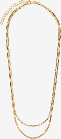 FAVS Necklace in Gold: front