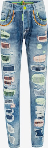 CIPO & BAXX Regular Jeans in Blauw: voorkant