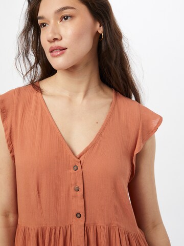 ICHI Bluse in Orange