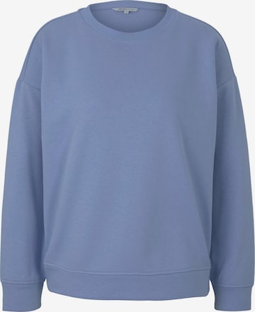 TOM TAILOR DENIM Sweatshirt in Blue: front