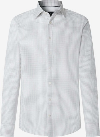 Hackett London Slim fit Button Up Shirt in White: front