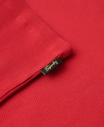 Superdry Top  'Athletic College' in Rot