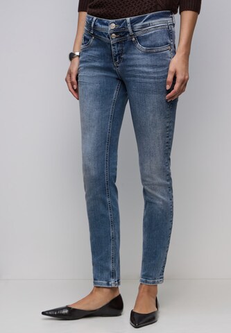 STREET ONE Slim fit Jeans in Blue: front