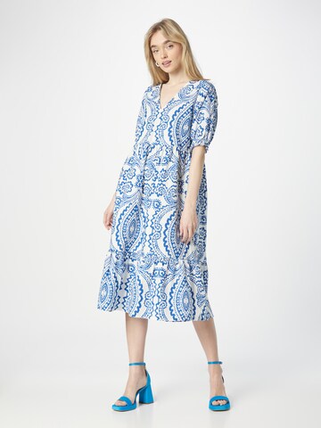 Robe Flowers for Friends en bleu : devant