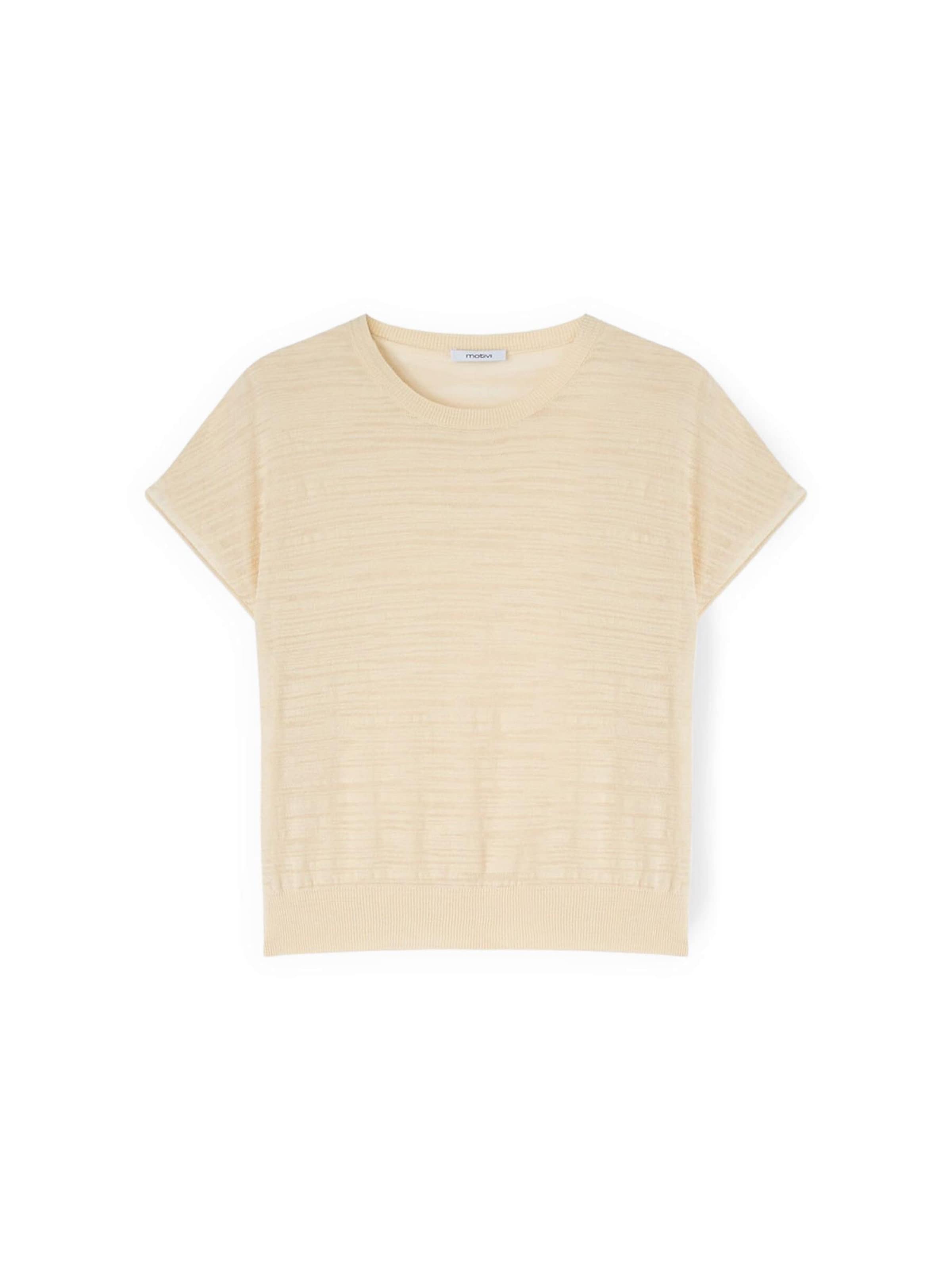 Maglietta in XXS-XS/regular MOTIVI di colore beige, Visualizzazione prodotti